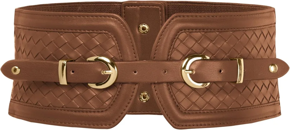 Scarlet Darkness Women Wide Corset Belt Elastic Stretchy Waspie Waist Belt